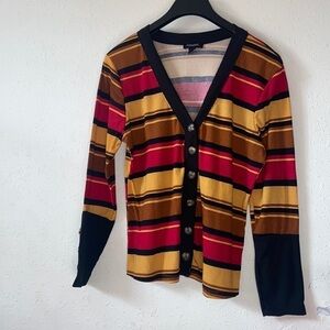 Women’s size 2X striped cardigan, ROUGE collection T22